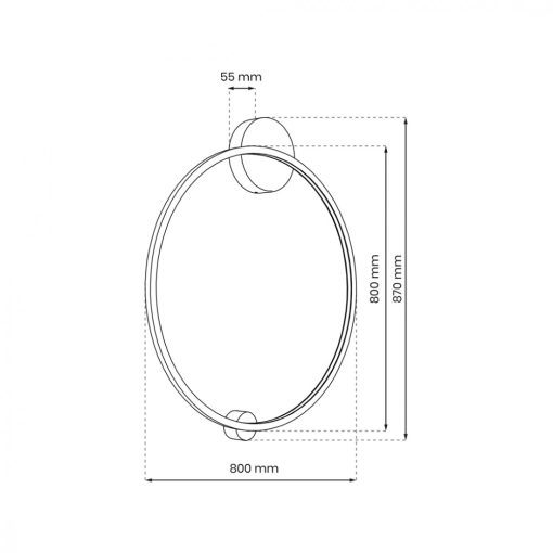 Ceiling  lamp Saturno Black 46W LED