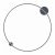 Ceiling  lamp Saturno Black 46W LED