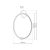 Ceiling  lamp Saturno Gold 46W LED