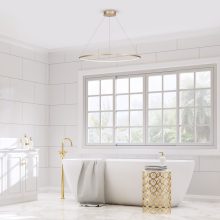 Pendant lamp Saturno Gold 57W LED