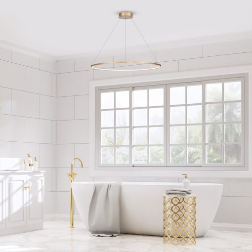Pendant lamp Saturno Gold 57W LED