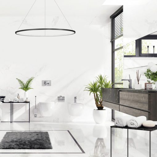 Pendant lamp Saturno Black 65W LED