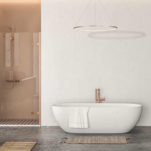 Pendant lamp Saturno Gold 65W LED