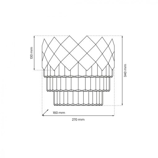 Wall lamp CARISMA CHROME 2xE14