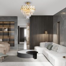 Ceiling  lamp CARISMA GOLD 9xE14