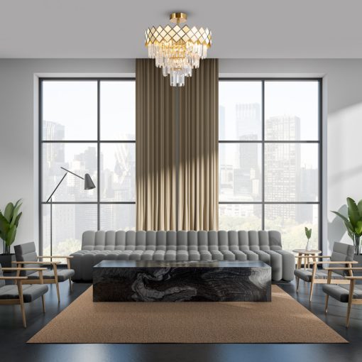 Ceiling  lamp CARISMA GOLD 9xE14