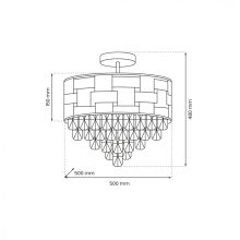 Ceiling  lamp LUXURIA 9xE14