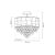Ceiling  lamp LUXURIA 9xE14