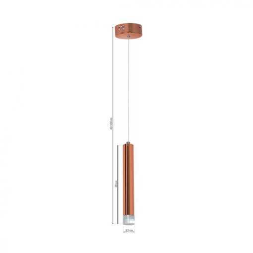 Pendant lamp COPPER 5W LED
