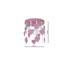 Ceiling  lamp CORAZON VIOLET 3xE27