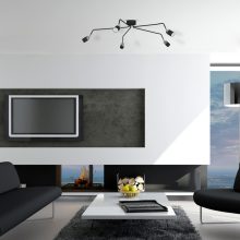 Ceiling  lamp JOKER BLACK/CHROME 5xGU10