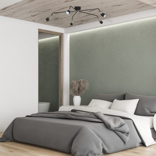 Ceiling  lamp JOKER BLACK/CHROME 5xGU10