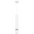 Pendant lamp JOKER WHITE/CHROME 1xGU10