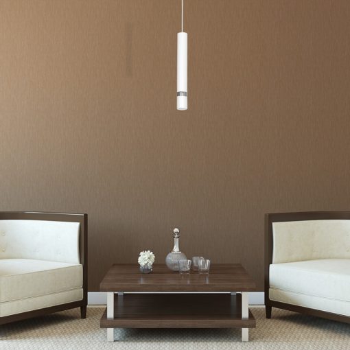 Pendant lamp JOKER WHITE/CHROME 1xGU10