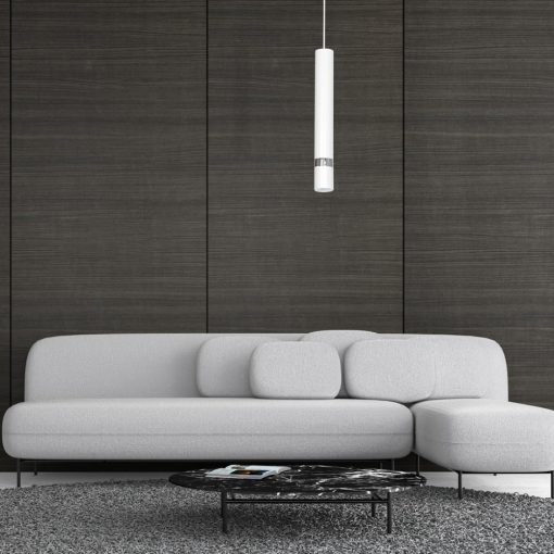 Pendant lamp JOKER WHITE/CHROME 1xGU10