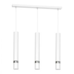 Pendant lamp JOKER WHITE/CHROME 3xGU10