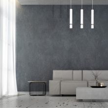Pendant lamp JOKER WHITE/CHROME 3xGU10