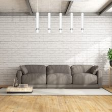 Pendant lamp JOKER WHITE/CHROME 5xGU10
