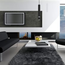 Pendant lamp JOKER BLACK/CHROME 1xGU10
