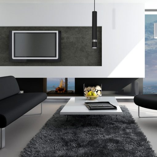 Pendant lamp JOKER BLACK/CHROME 1xGU10