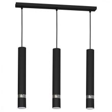 Pendant lamp JOKER BLACK/CHROME 3xGU10