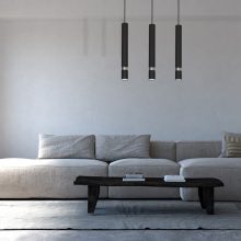 Pendant lamp JOKER BLACK/CHROME 3xGU10
