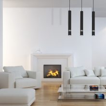 Pendant lamp JOKER BLACK/CHROME 3xGU10