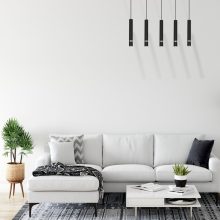 Pendant lamp JOKER BLACK/CHROME 5xGU10