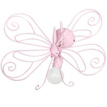 Wall lamp MOTYL 2 PINK 1xE27