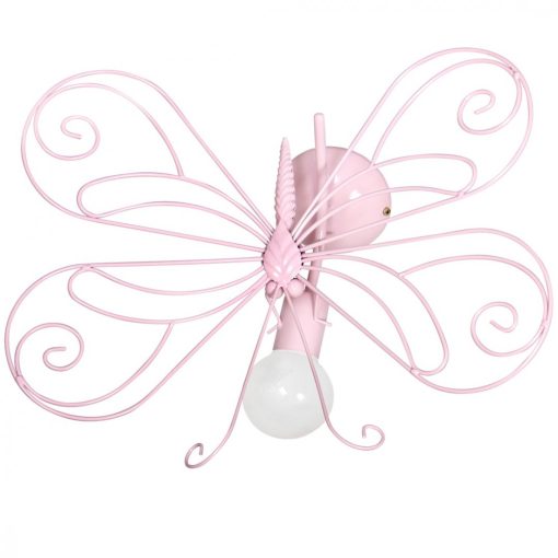 Wall lamp MOTYL 2 PINK 1xE27