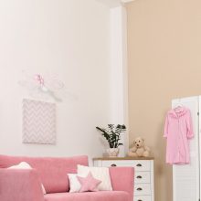 Wall lamp MOTYL 2 PINK 1xE27