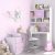 Wall lamp MOTYL 2 PINK 1xE27