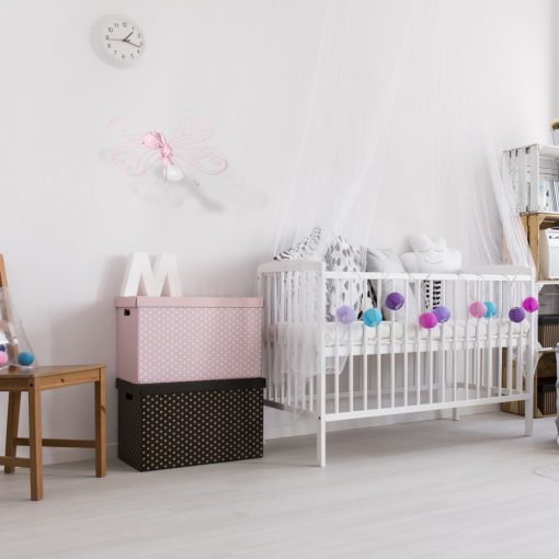 Wall lamp MOTYL 2 PINK 1xE27