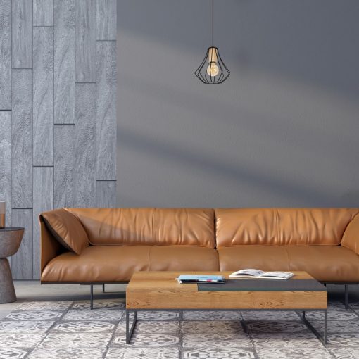 Pendant lamp WILL BLACK 1XE27