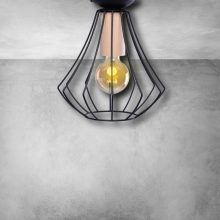 Ceiling  lamp WILL BLACK 1xE27