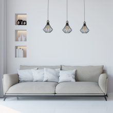 Pendant lamp JEWEL BLACK 3xE27