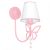 Wall lamp CHARLOTTE PINK 1xE14