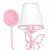 Wall lamp CHARLOTTE PINK 1xE14