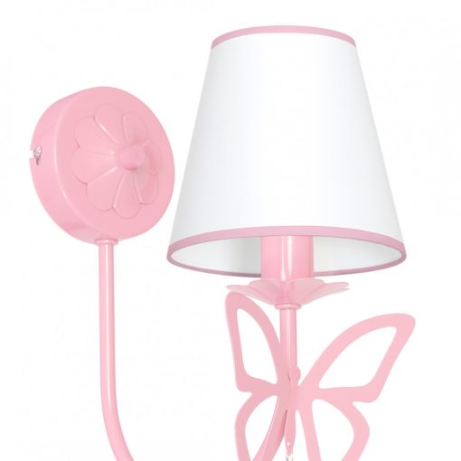 Wall lamp CHARLOTTE PINK 1xE14