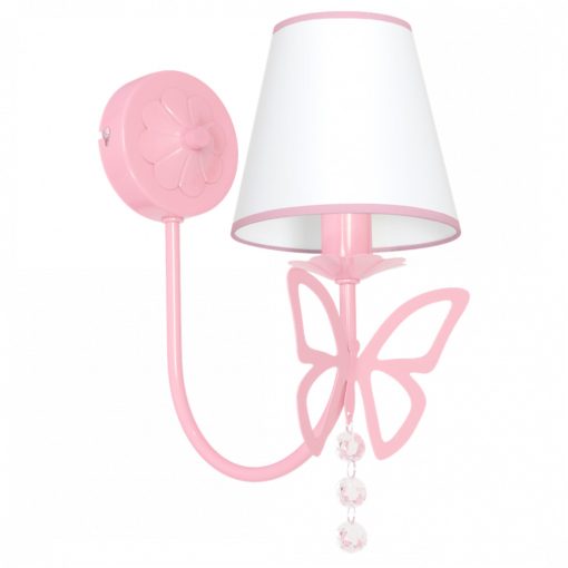 Wall lamp CHARLOTTE PINK 1xE14