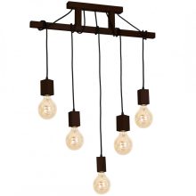 Pendant lamp JACK 5xE27 Orzech