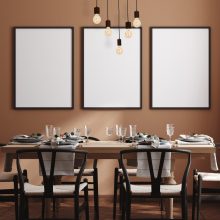 Pendant lamp JACK 5xE27 Orzech