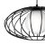 Pendant lamp KRONOS BLACK 1xE14