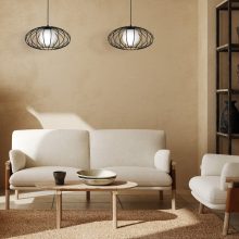 Pendant lamp KRONOS BLACK 1xE14