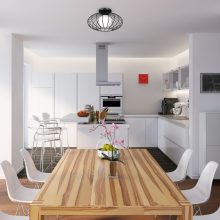 Ceiling  lamp KRONOS BLACK 1xE14