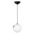 Pendant lamp SFERA BLACK/CHROME 1xE14