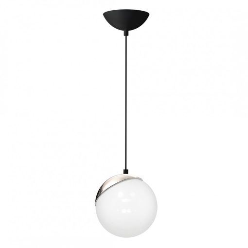 Pendant lamp SFERA BLACK/CHROME 1xE14