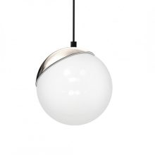 Pendant lamp SFERA BLACK/CHROME 1xE14