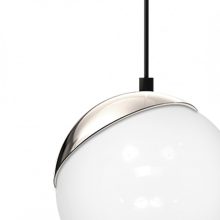 Pendant lamp SFERA BLACK/CHROME 1xE14