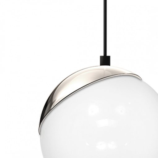 Pendant lamp SFERA BLACK/CHROME 1xE14